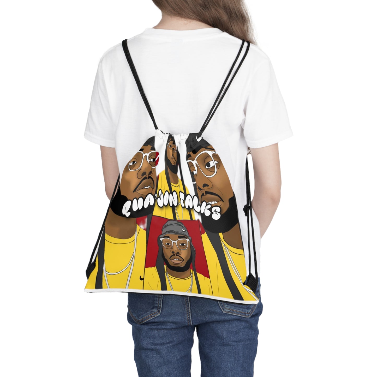 QUAJON TALKS STRING BAG