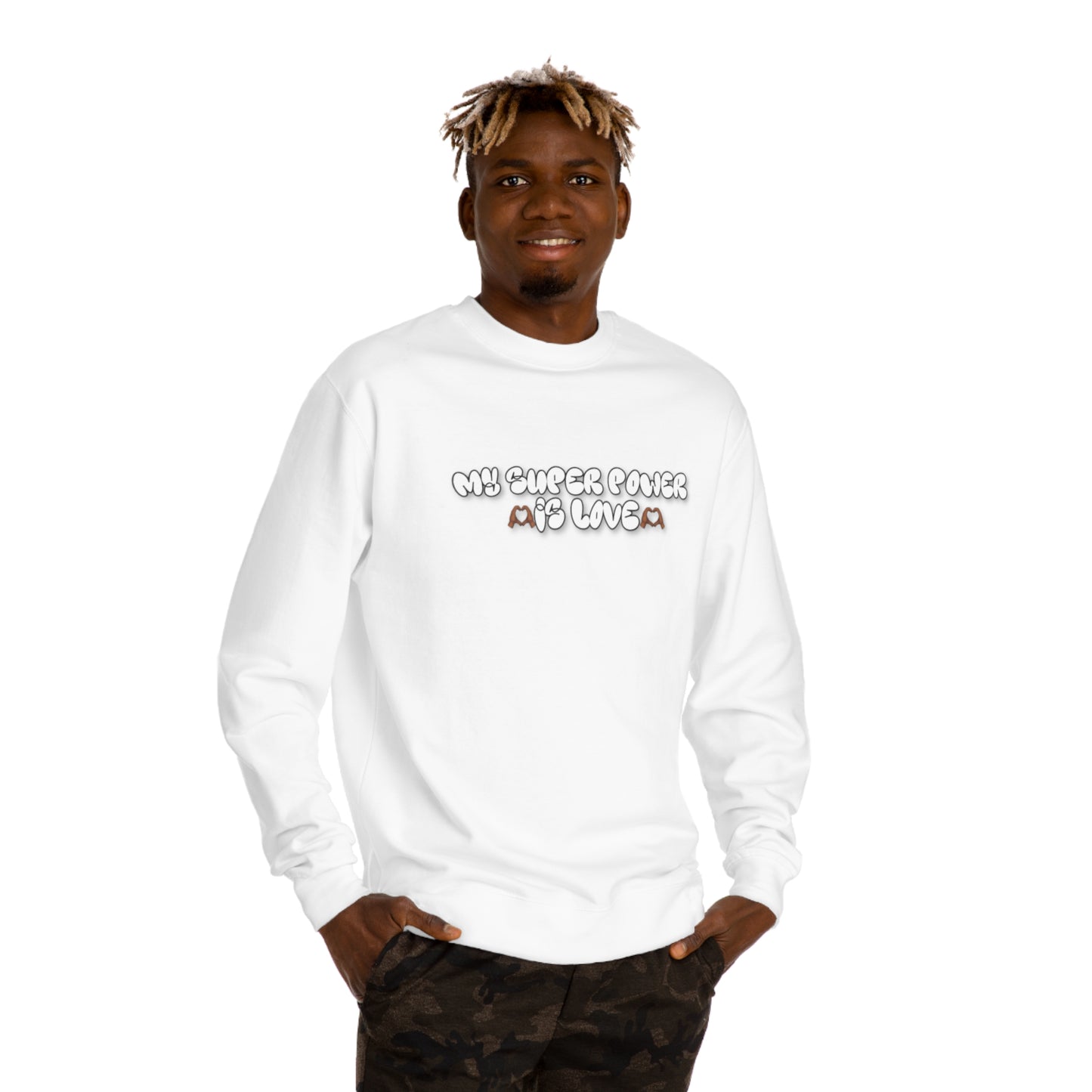 Love is my super power crewneck