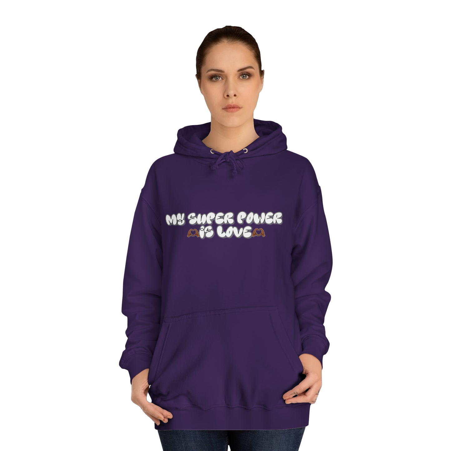 LOVE IS MY SUPERPOWER HOODIE (PULLOVER)