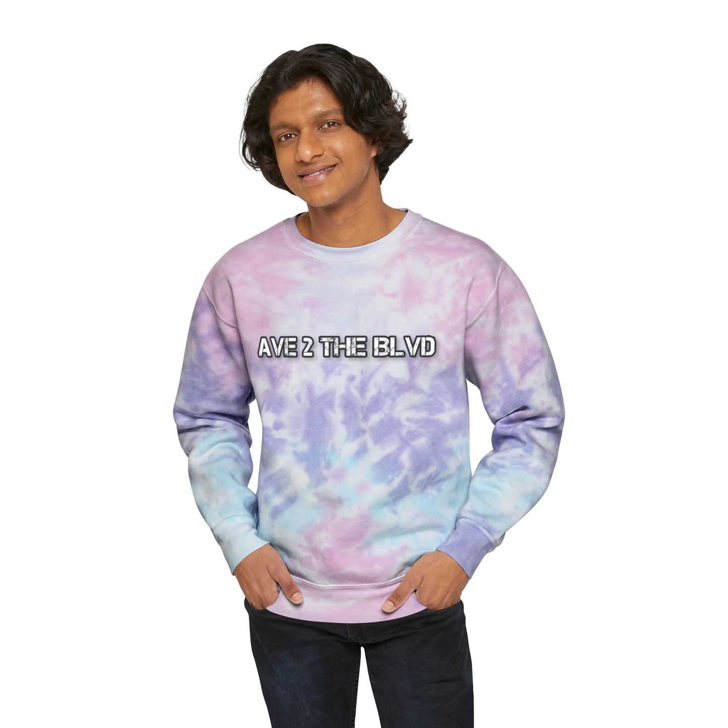 Ave 2 The BLVD Tie-Dye Crewneck