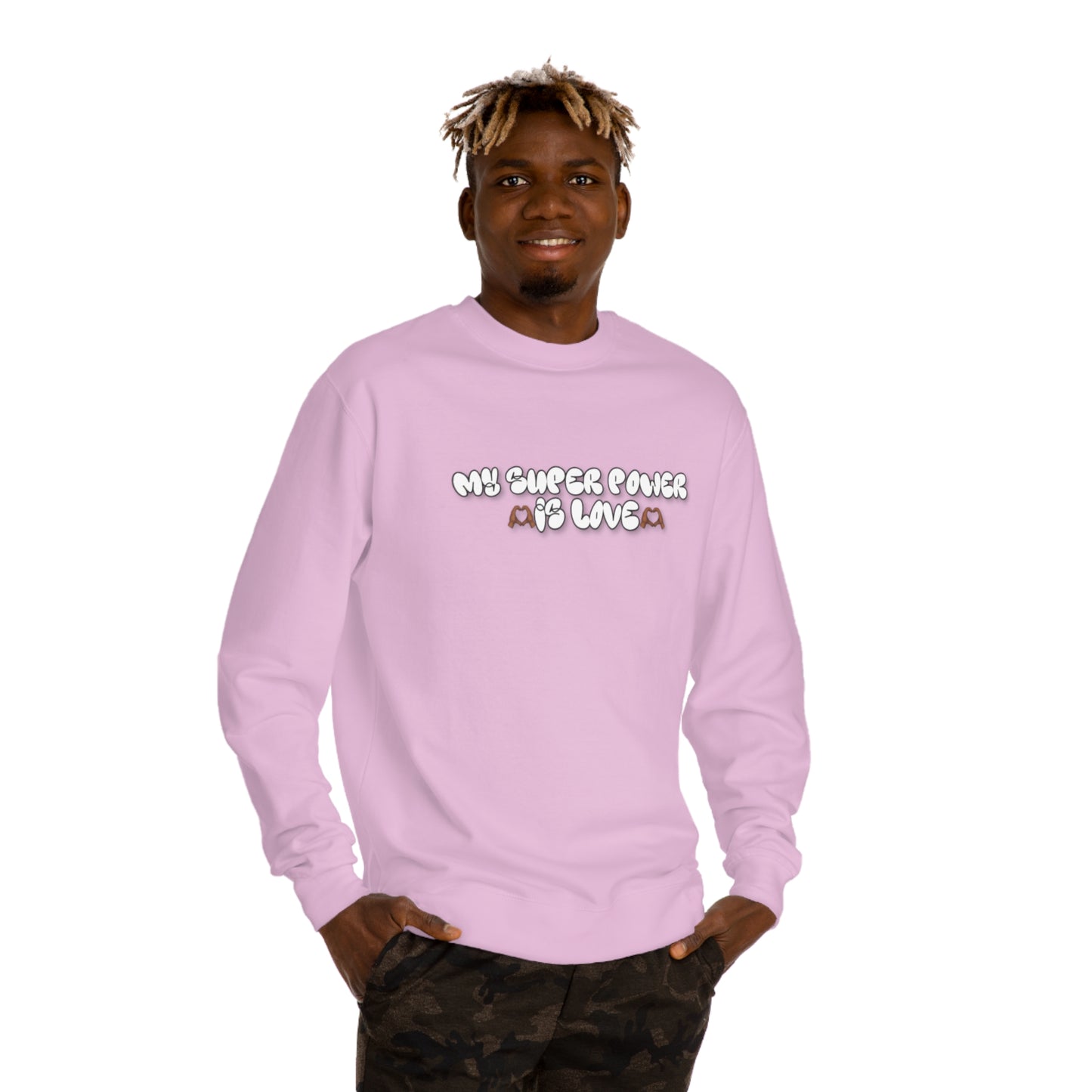 Love is my super power crewneck