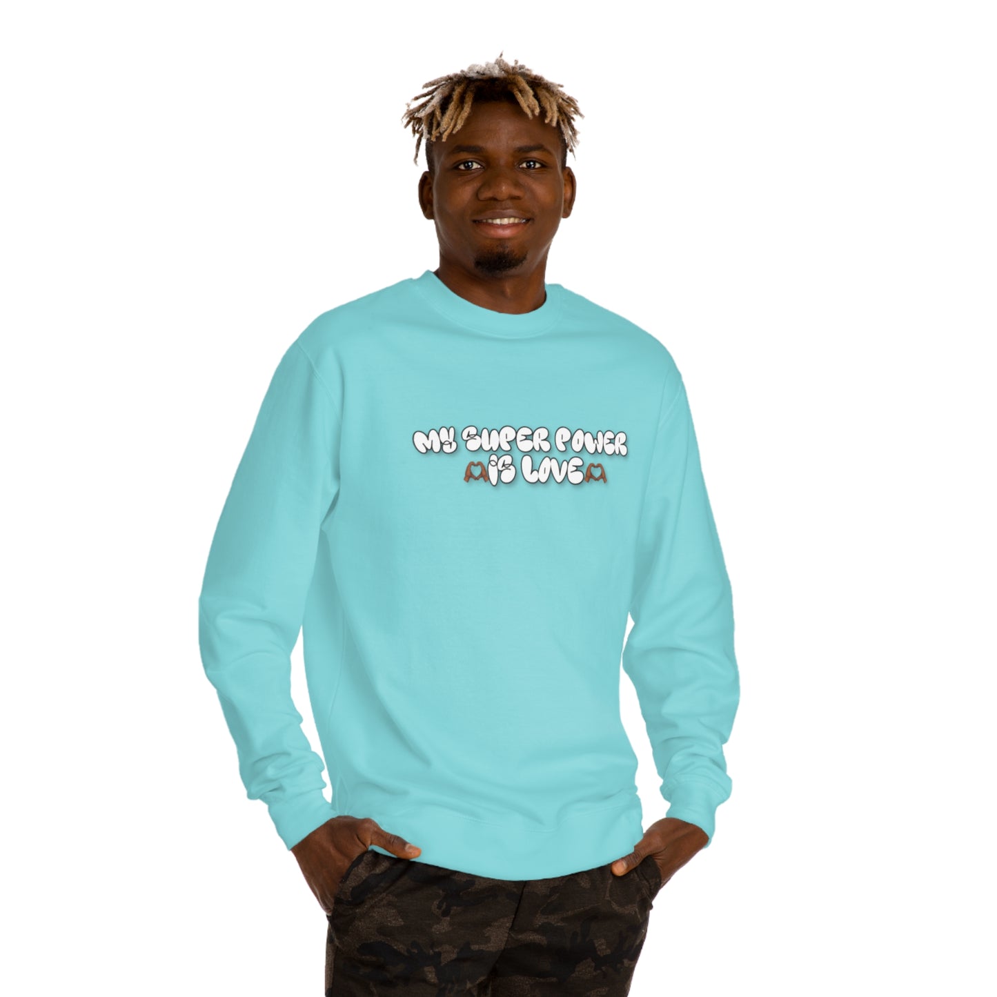 Love is my super power crewneck