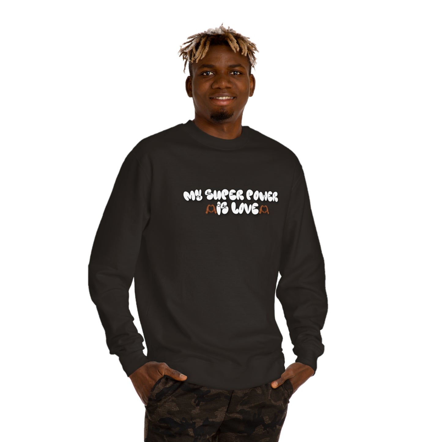 Love is my super power crewneck