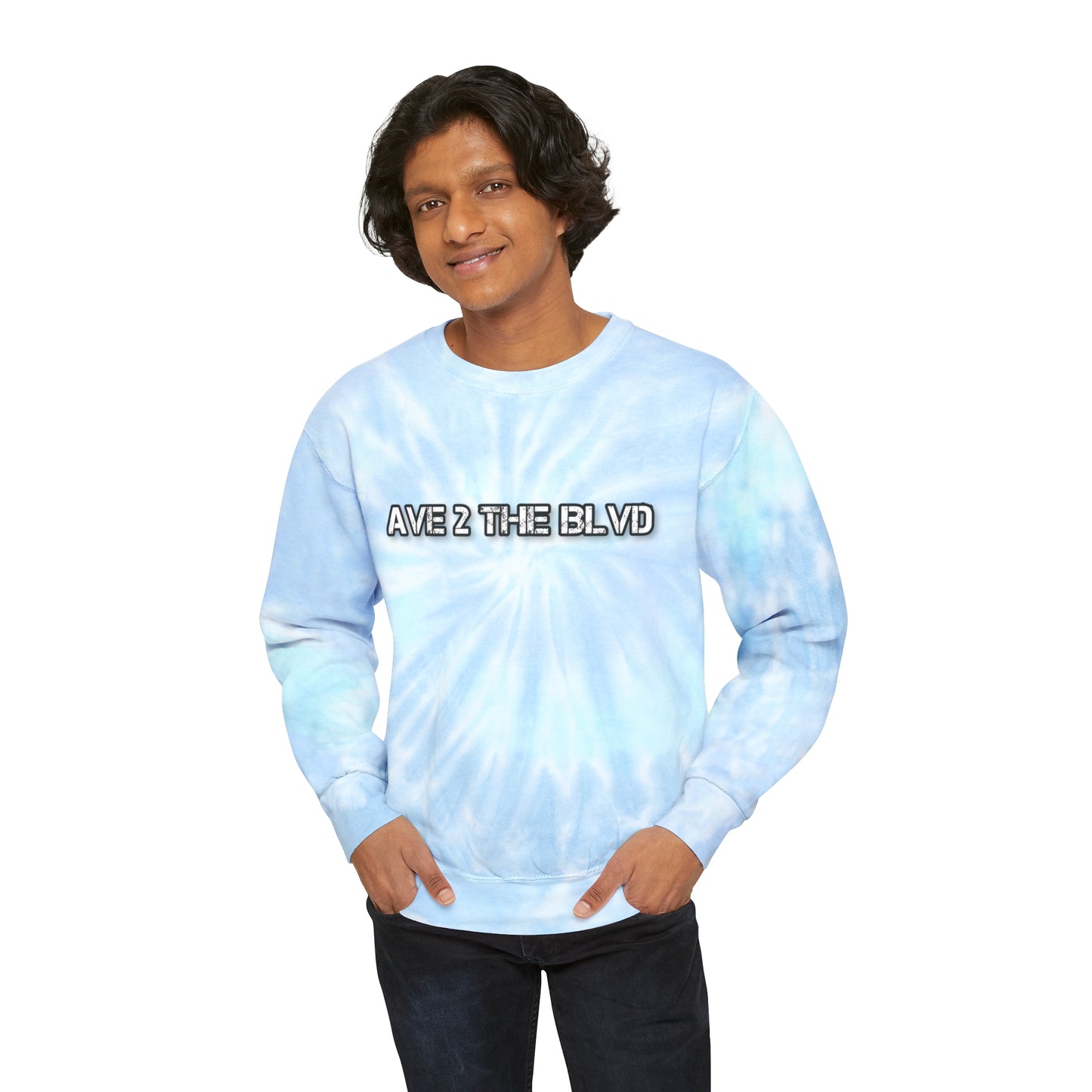 Ave 2 The BLVD Tie-Dye Crewneck